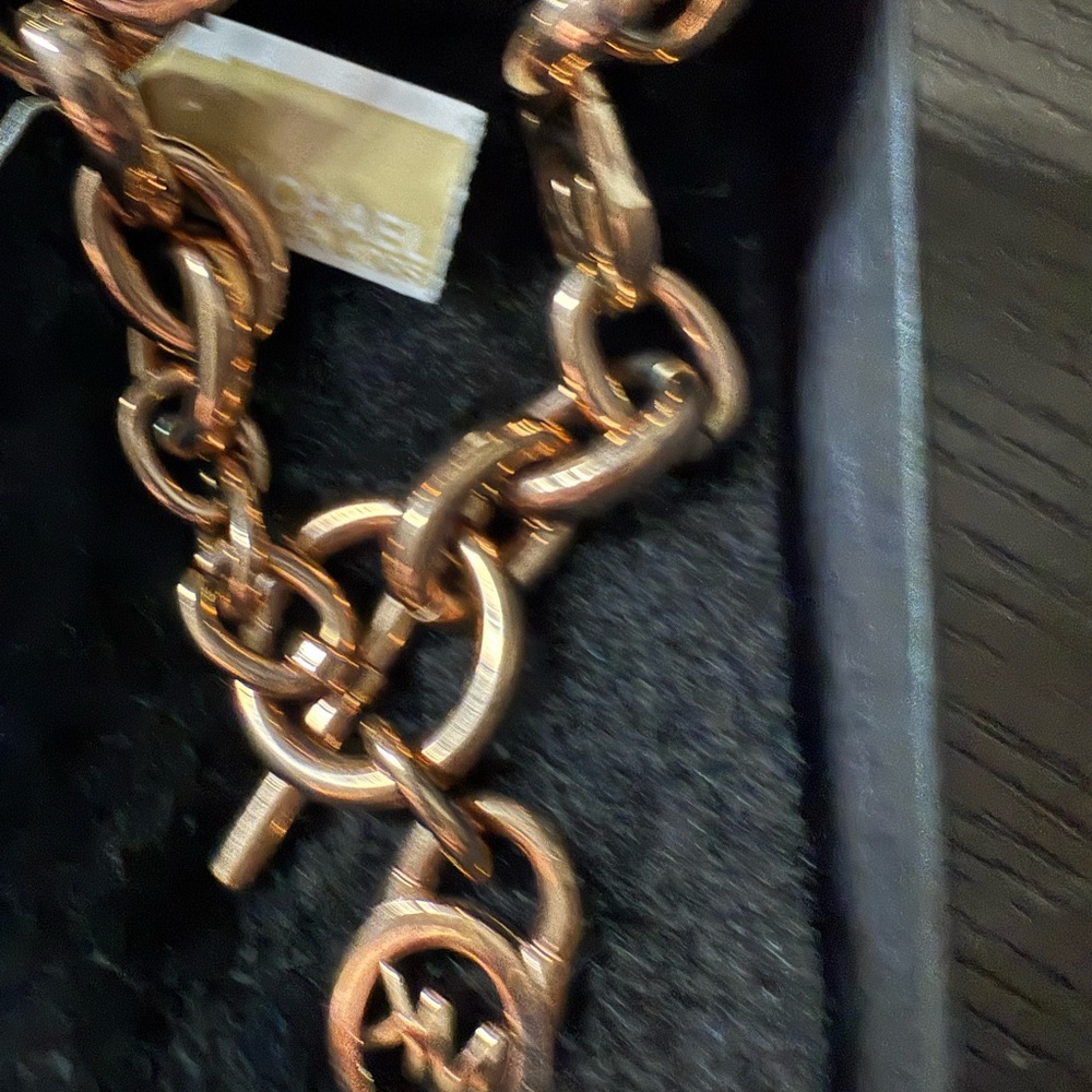 Michael Kors Rose Gold Chain Bracelet